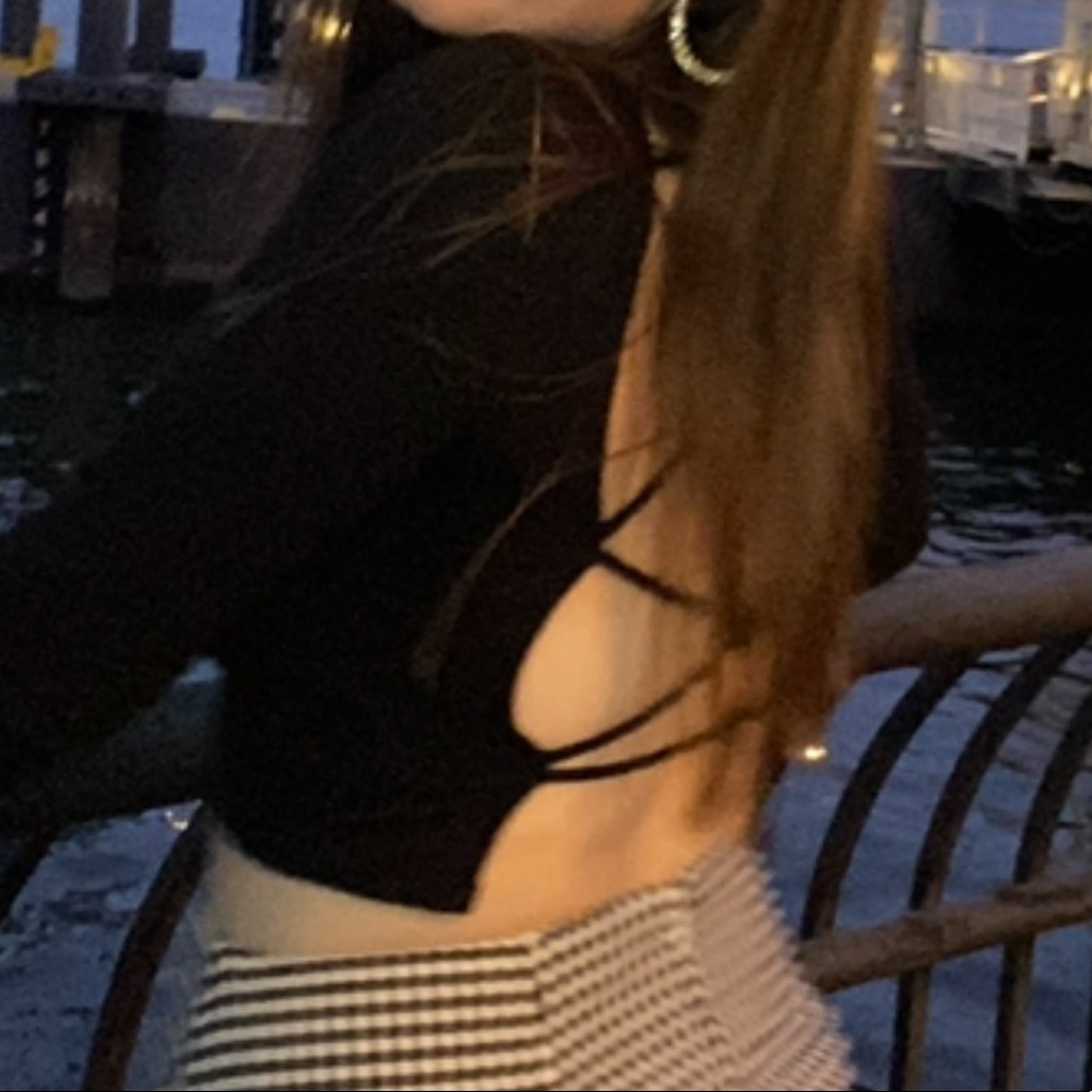 Backless urban outfitters shirt